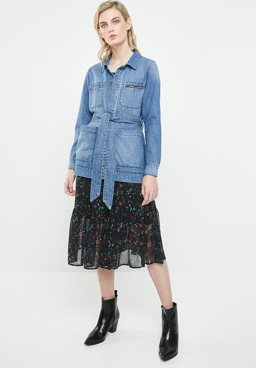 Vero Moda - Kelly belt jacket - blue