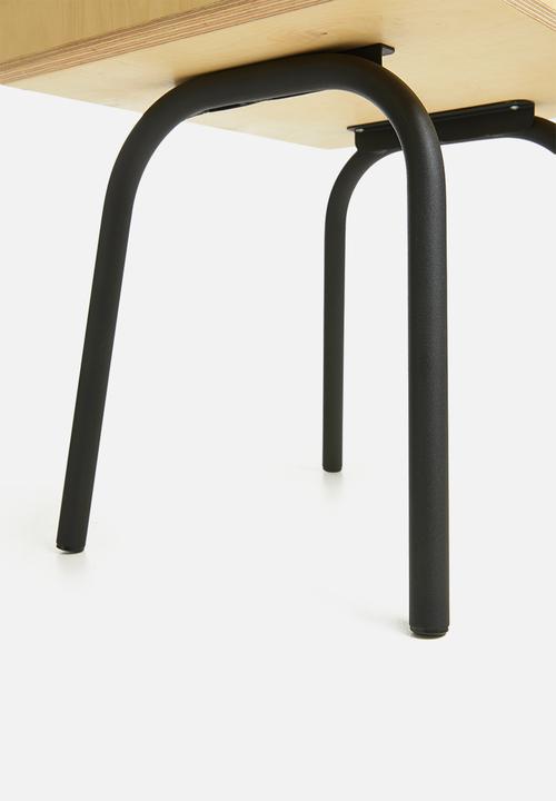 Emerging Creatives - Micasa bedside table - natural & black