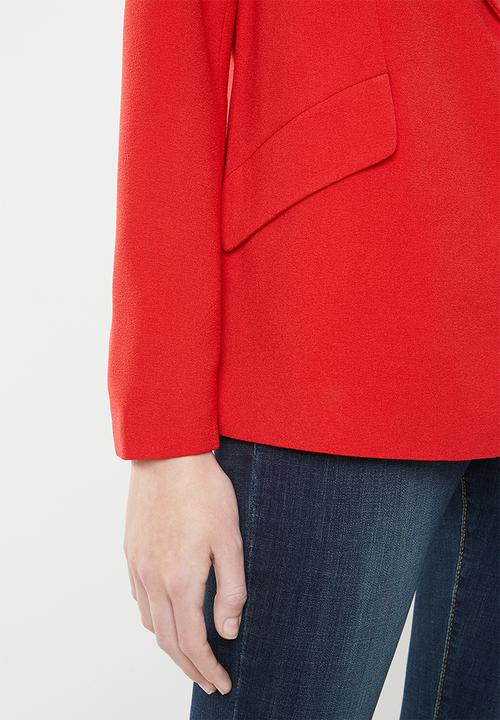ONLY - Runa longline blazer - red