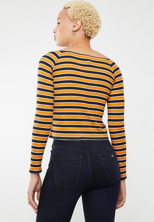 Forever21 - Off shoulder stripe top - multi