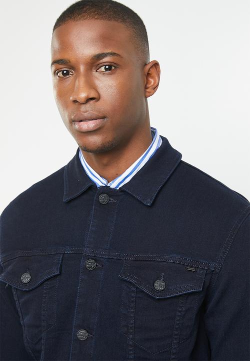 Only & Sons - Coin trucker jacket - navy