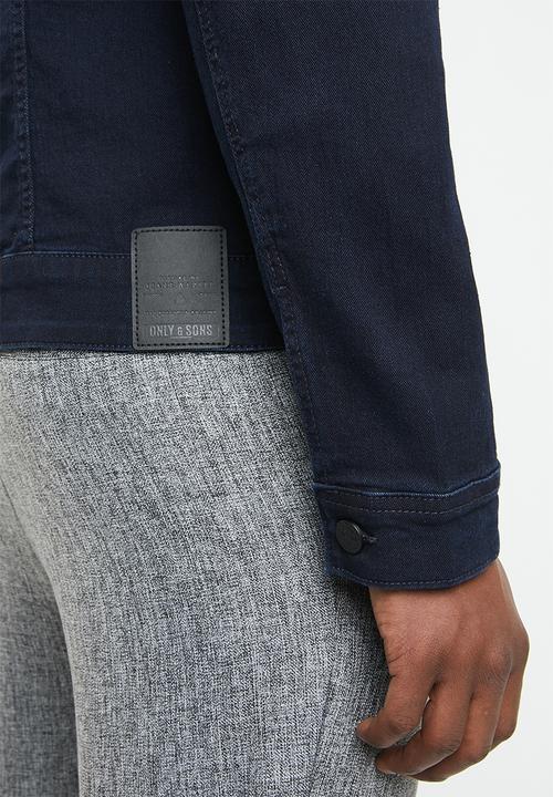 Only & Sons - Coin trucker jacket - navy