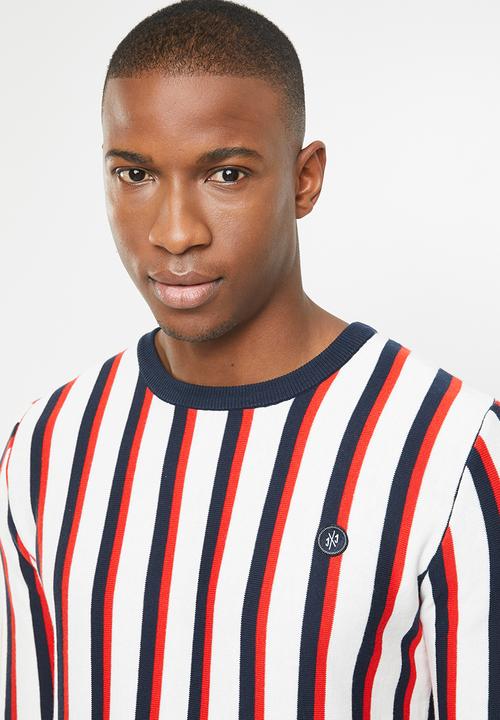 Jack & Jones - Steve knit crew neck sweater - multi