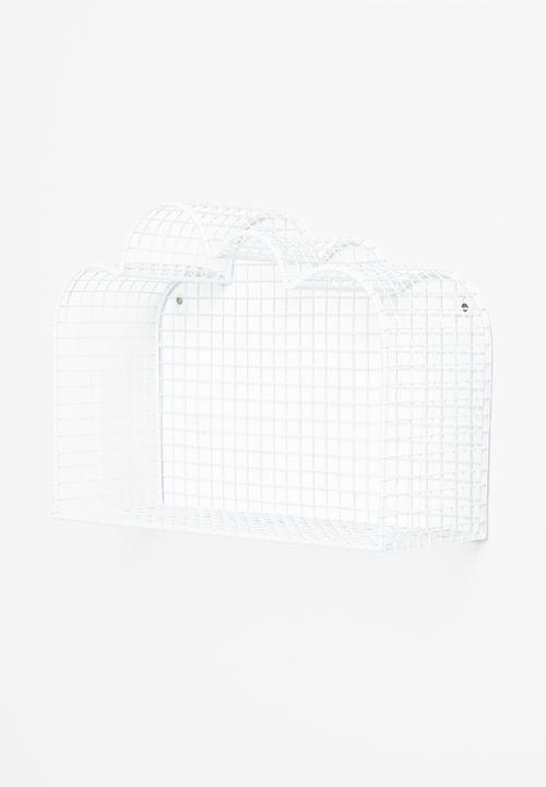 Sixth Floor - Cloud mesh shelf - white