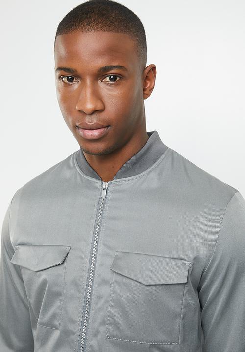 Jack & Jones - Loom jacket - grey
