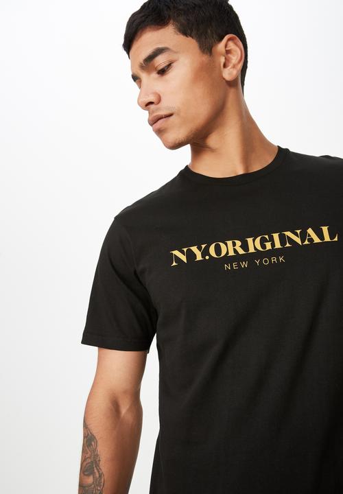 Cotton On - Tbar urban tee - black