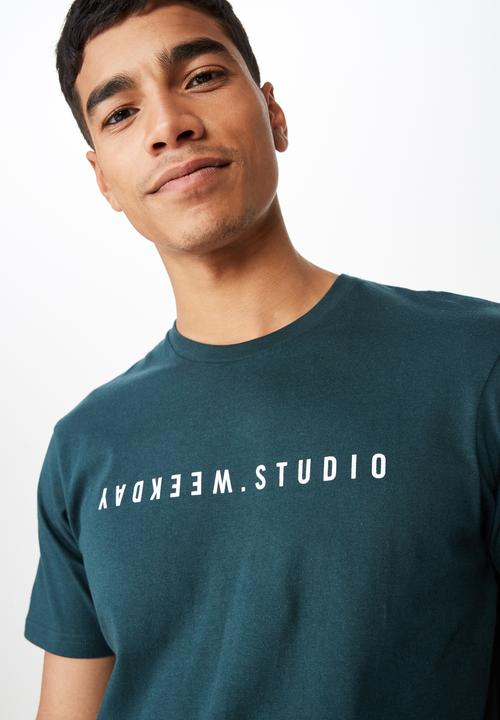 Cotton On - Tbar urban tee - green 