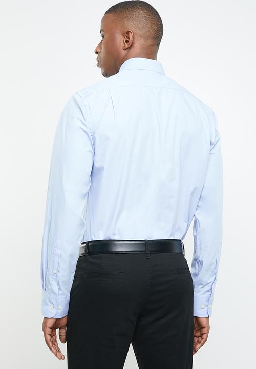 POLO - Custom fit work shirt - blue