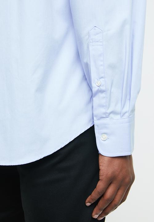 POLO - Custom fit work shirt - blue