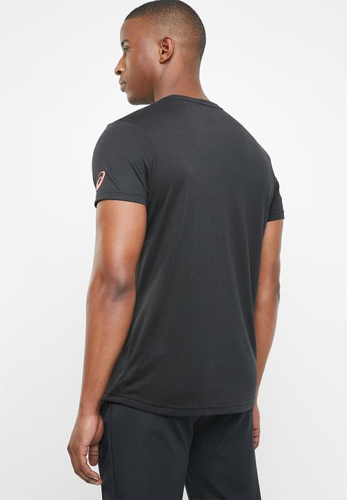 ASICS - GPX short sleeve top - black & red
