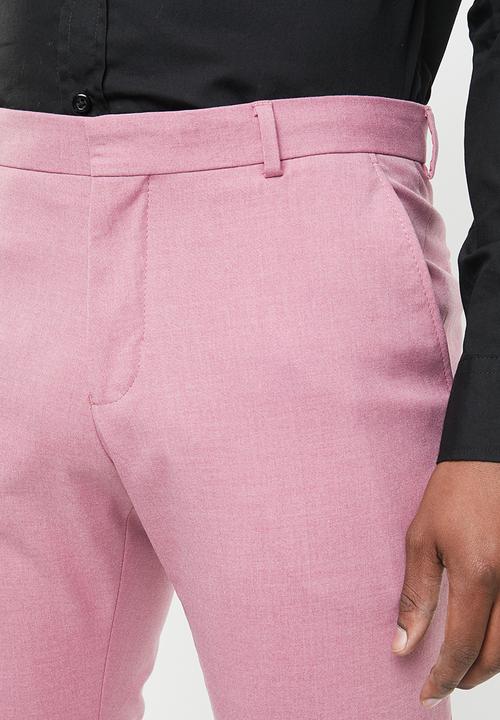 Selected Homme - Logan slim fit trousers - pink