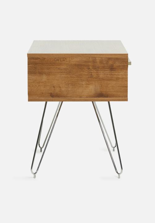 HMS Home - Pin pedestal - wild oak