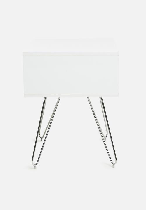 HMS Home - Pin pedestal - white gloss
