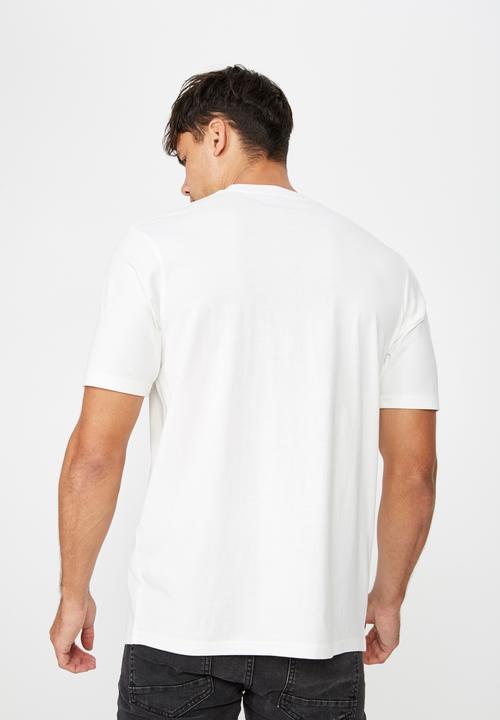 Cotton On - Elton John short sleeve tee - white