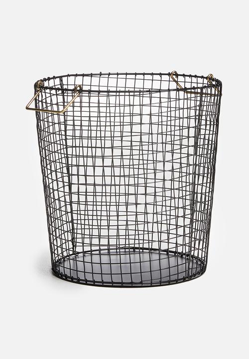 Sixth Floor - Iris basket - black 