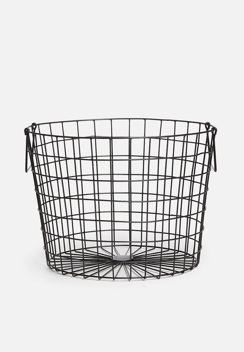 Sixth Floor - Logan basket - black 
