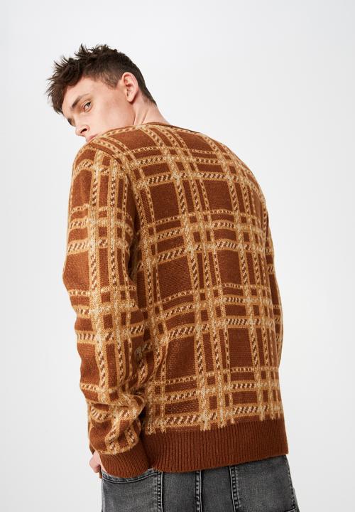 Cotton On - Combi cardi - brown 