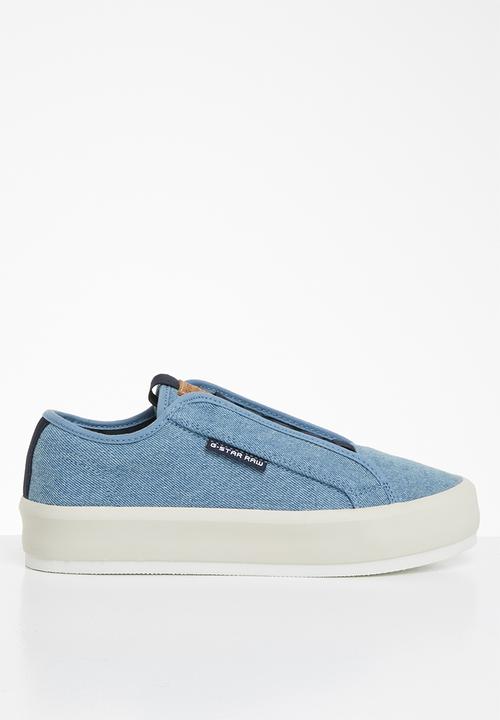 G-STAR - Strett lace up - light blue aged