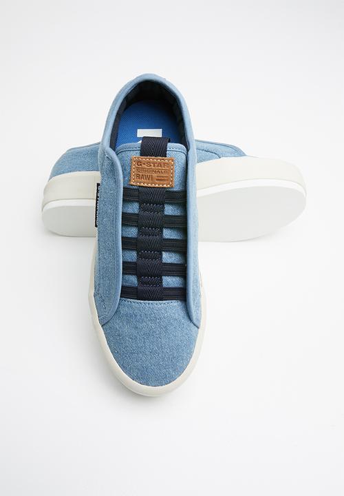 G-STAR - Strett lace up - light blue aged