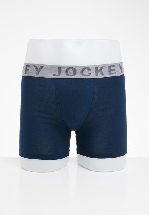Jockey - 2 pack pouch trunk - grey & navy 