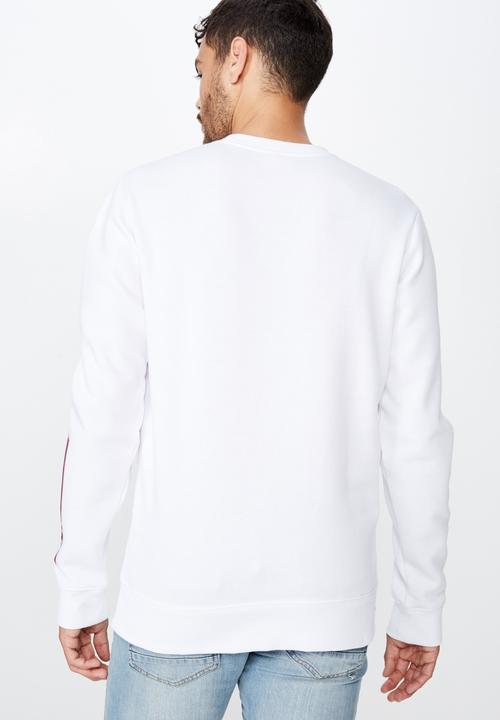 Cotton On - Active crew neck sweater - white