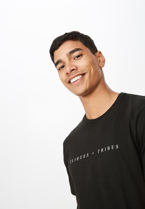 Cotton On - Tbar urban tee - black