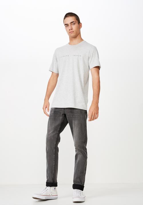 Cotton On - Tbar urban tee - grey