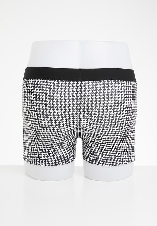 Cotton On - Single hanging trunks - white & black 