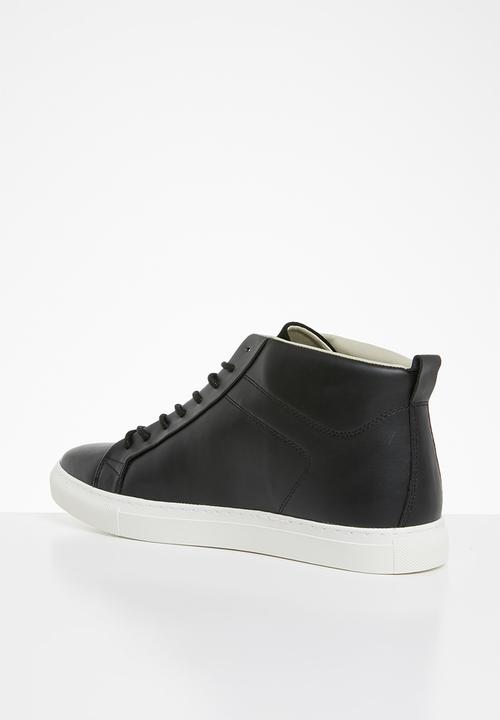 Jack & Jones - JFW neptune fusion leather - black
