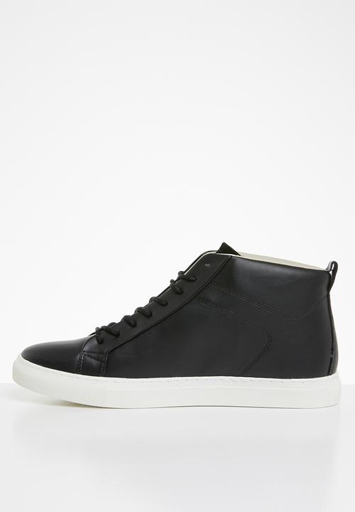 Jack & Jones - JFW neptune fusion leather - black