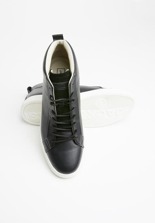 Jack & Jones - JFW neptune fusion leather - black