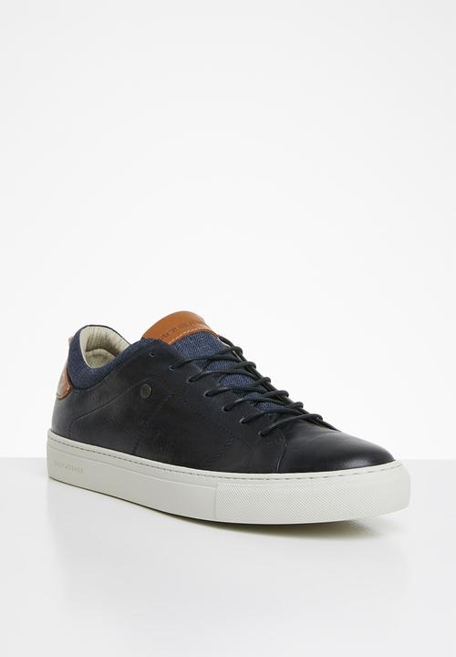 Jack & Jones - Barbon leather - navy