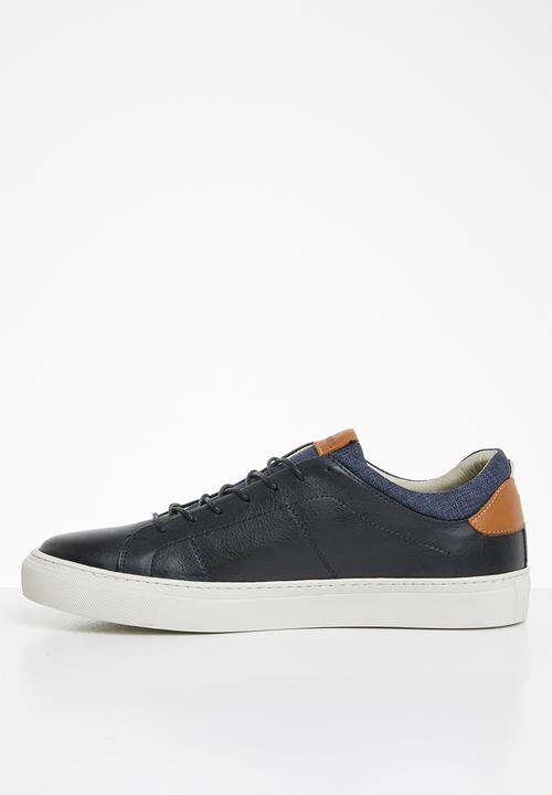Jack & Jones - Barbon leather - navy