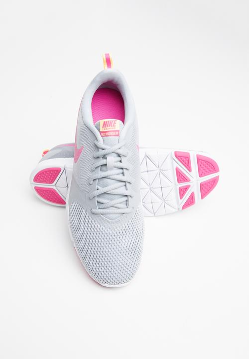 Nike - Flex essential - wolf grey/laser fuchsia-pure platinum 