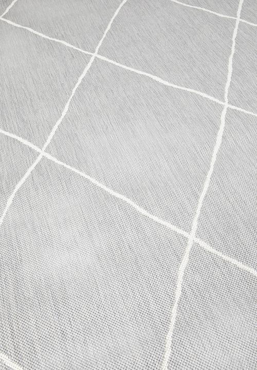 Hertex Haus - Criss cross outdoor rug - grey