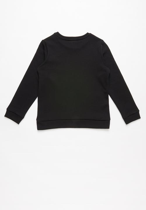 GUESS - Long sleeve icon active top - black
