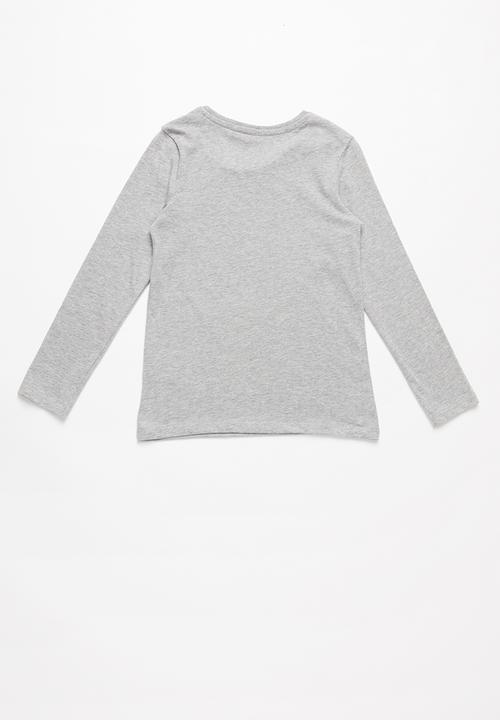GUESS - Short sleeve scattered petals  tee - grey