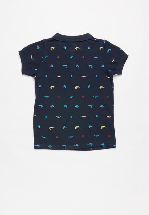 Pop Candy - Printed golfer - navy