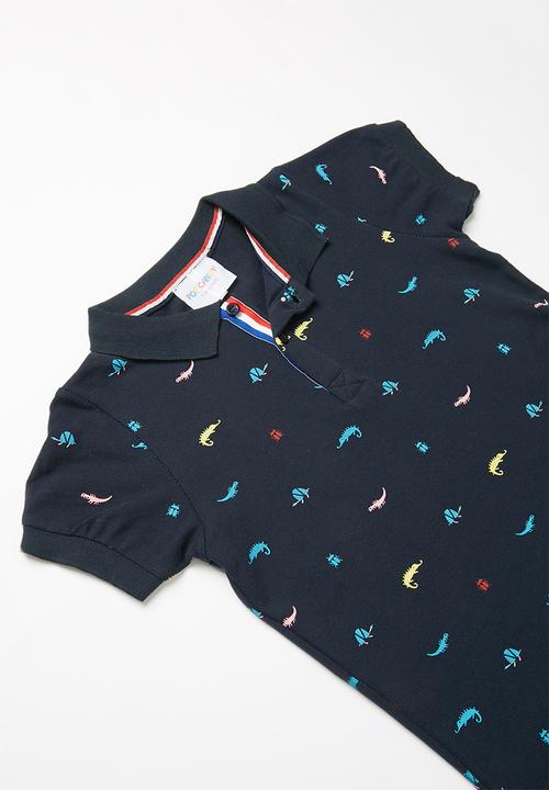 Pop Candy - Printed golfer - navy