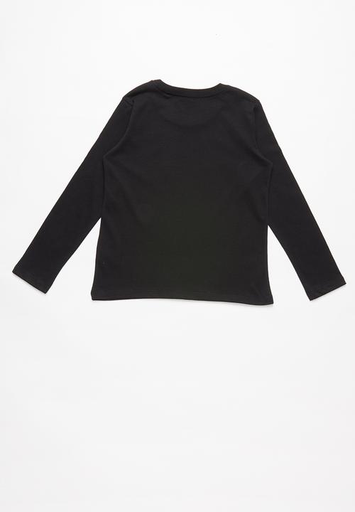 GUESS - Long sleeve guess Los Angeles tee - black