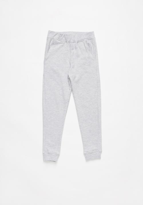 Pop Candy - Kids 2 pack tracksuit pants - black & grey
