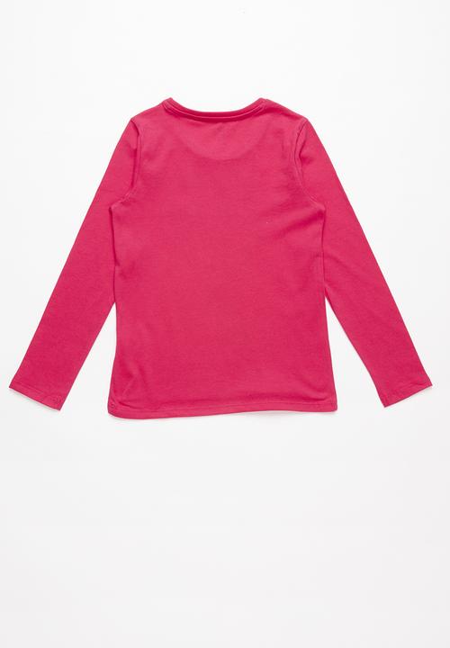 GUESS - Teens long sleeve popstar tee - rose