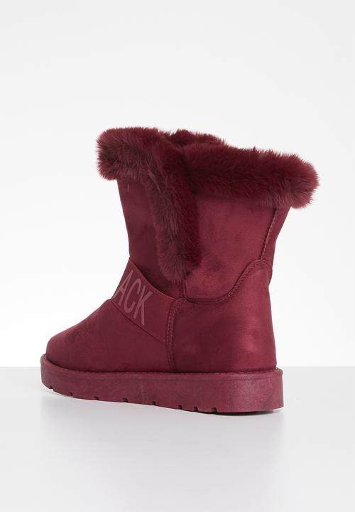 Miss Black - Rae boot - burgundy