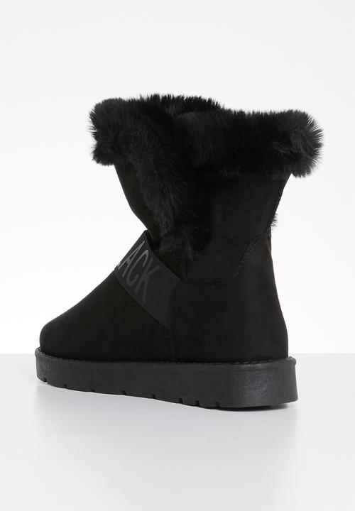 Miss Black - Flat boot - black