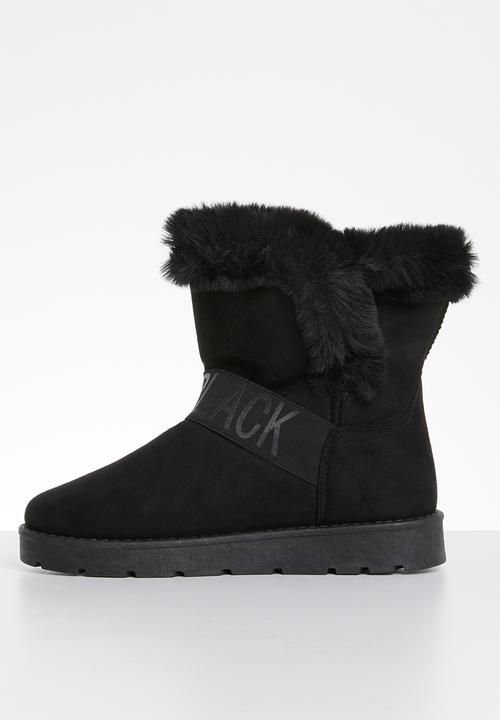 Miss Black - Flat boot - black