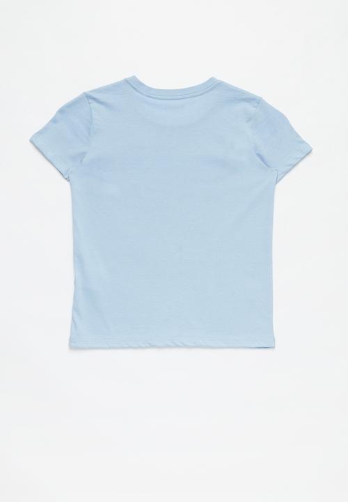 GUESS - Teens short sleeve guess iconic triangle tee - blue