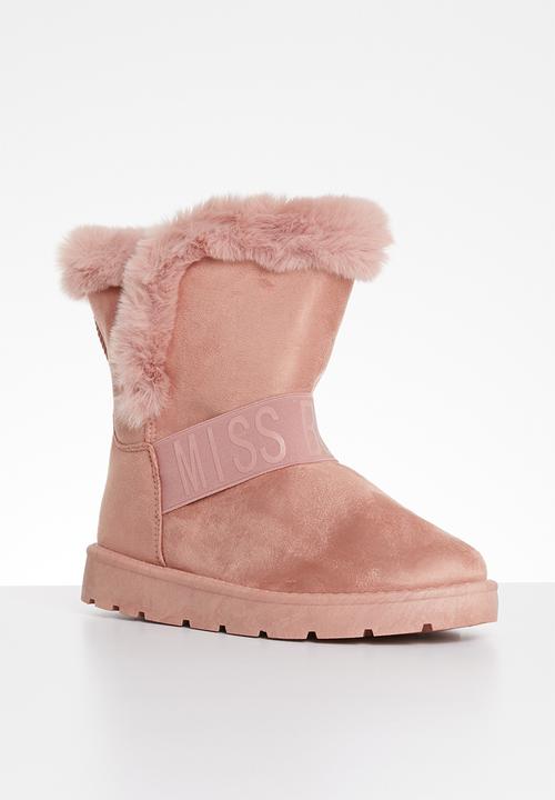 Miss Black - Rae boot - pink
