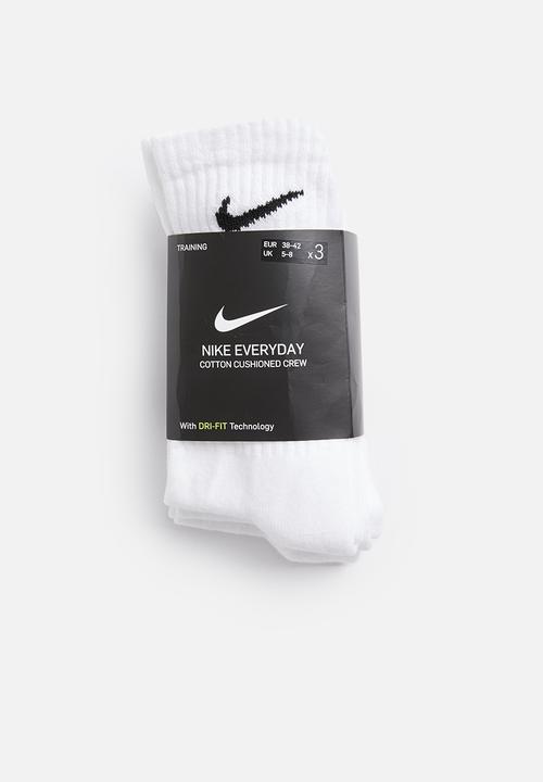 nike 3 pack basic cuff socks