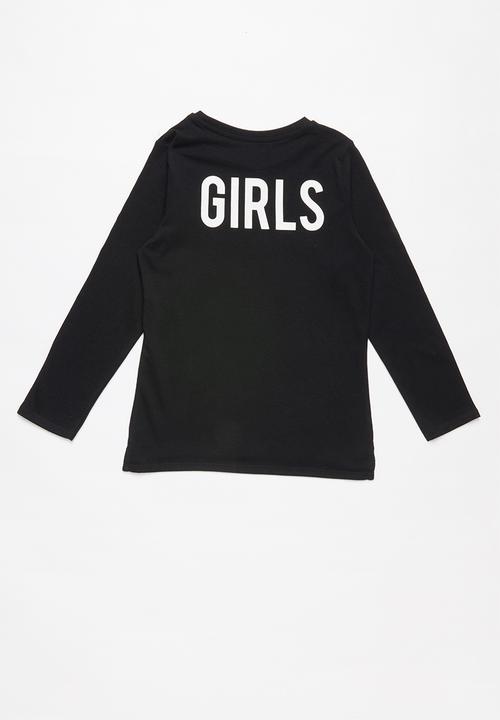 Cotton On - Penelope long sleeve top - black