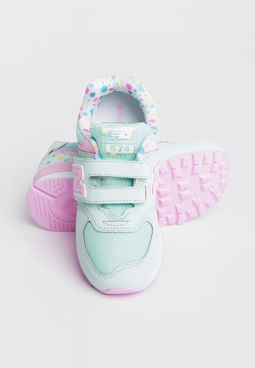 New Balance  - 574 infants sneaker  - green & pink